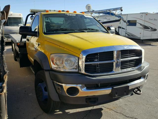 3D6WC76A28G215732 - 2008 DODGE RAM 5500 S YELLOW photo 1