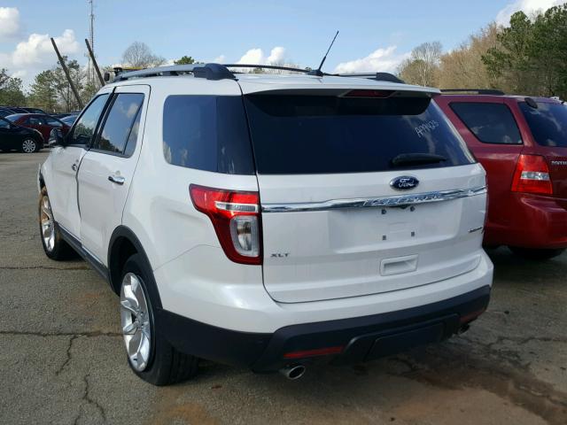 1FM5K7D88FGA99428 - 2015 FORD EXPLORER X WHITE photo 3