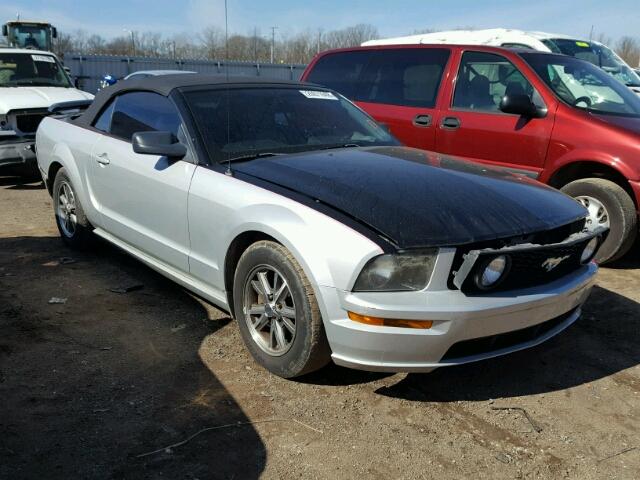 1ZVFT84N055191531 - 2005 FORD MUSTANG SILVER photo 1