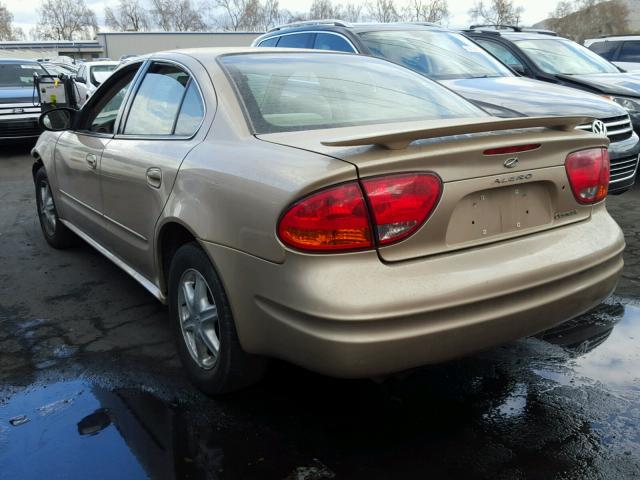 1G3NL52F14C176474 - 2004 OLDSMOBILE ALERO GL GOLD photo 3