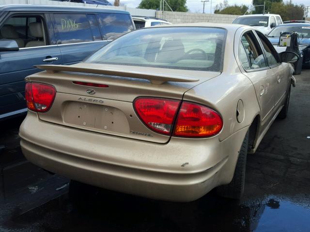 1G3NL52F14C176474 - 2004 OLDSMOBILE ALERO GL GOLD photo 4