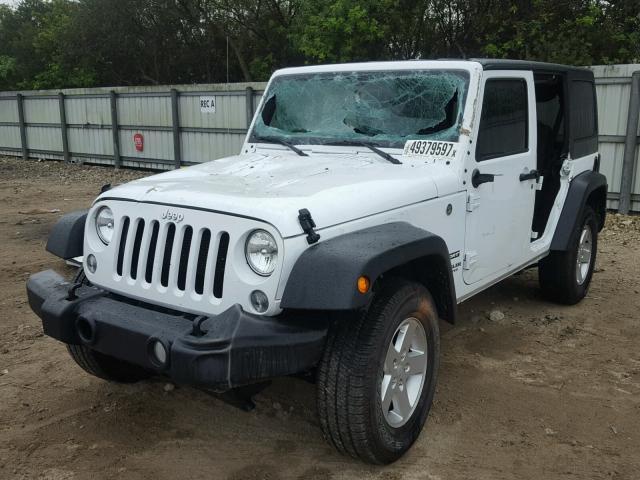 1C4BJWDG0GL329564 - 2016 JEEP WRANGLER U WHITE photo 2