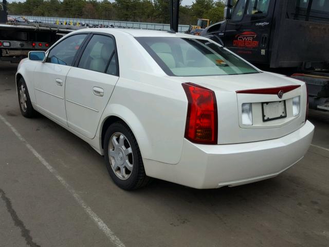 1G6DM577840179158 - 2004 CADILLAC CTS WHITE photo 3