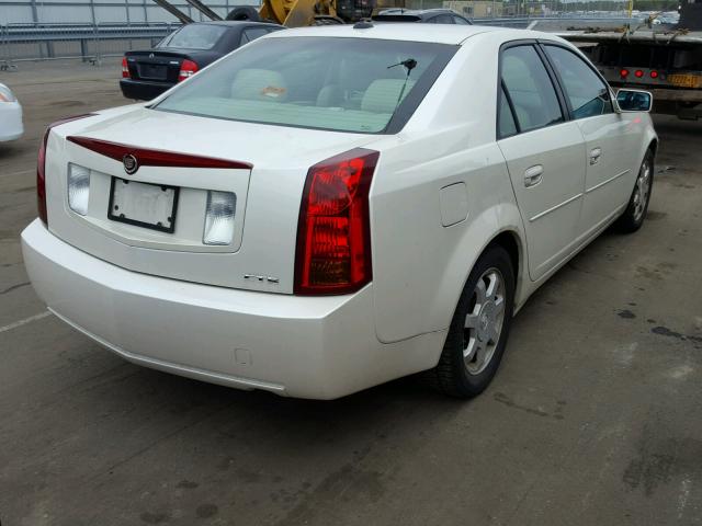 1G6DM577840179158 - 2004 CADILLAC CTS WHITE photo 4