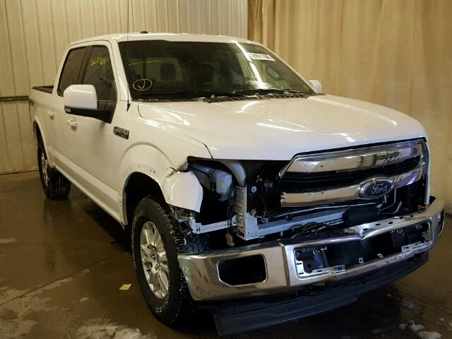 1FTEW1EFXHFC05809 - 2017 FORD F150 SUPER WHITE photo 1