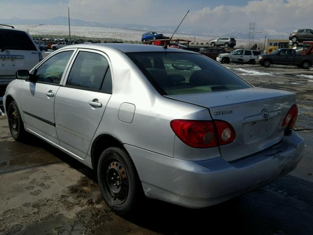 1NXBR32E76Z683854 - 2006 TOYOTA COROLLA CE SILVER photo 3