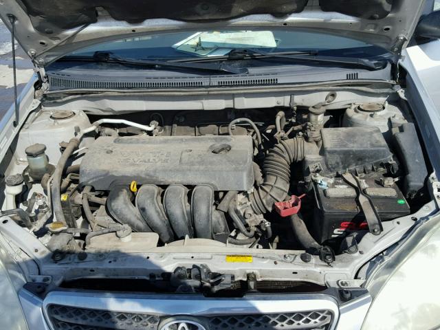 1NXBR32E76Z683854 - 2006 TOYOTA COROLLA CE SILVER photo 7