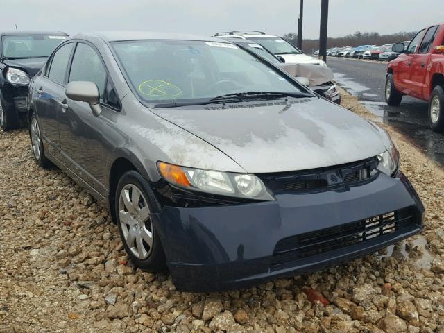 2HGFA16528H503666 - 2008 HONDA CIVIC LX GRAY photo 1