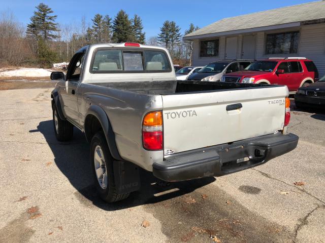 5TEPM62NX2Z891304 - 2002 TOYOTA TACOMA SILVER photo 3