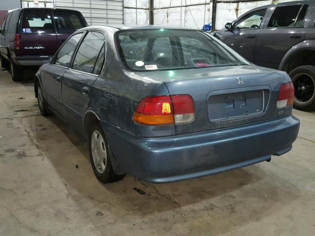 1HGEJ8648WL041688 - 1998 HONDA CIVIC EX BLUE photo 3