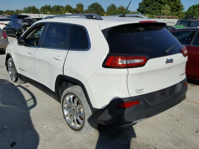 1C4PJLDB0FW579862 - 2015 JEEP CHEROKEE L WHITE photo 3