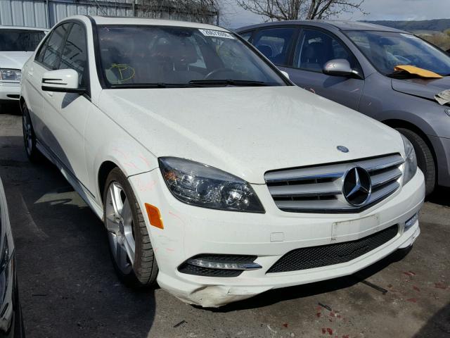 WDDGF8BB3BR153549 - 2011 MERCEDES-BENZ C 300 4MAT WHITE photo 1