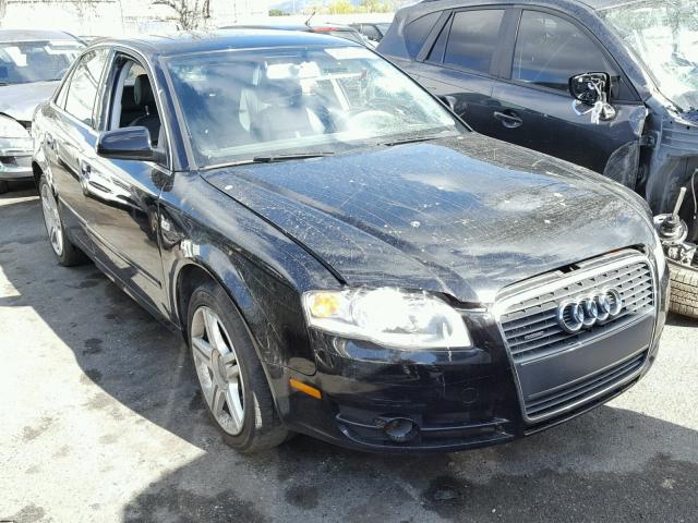 WAUDF78E77A225705 - 2007 AUDI A4 2.0T QU BLACK photo 1