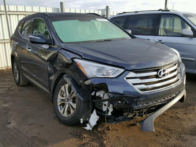 5XYZU3LB2EG182697 - 2014 HYUNDAI SANTA FE S GRAY photo 1