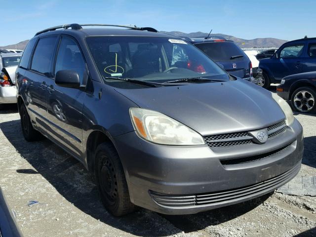 5TDZA23C45S361127 - 2005 TOYOTA SIENNA CE BROWN photo 1