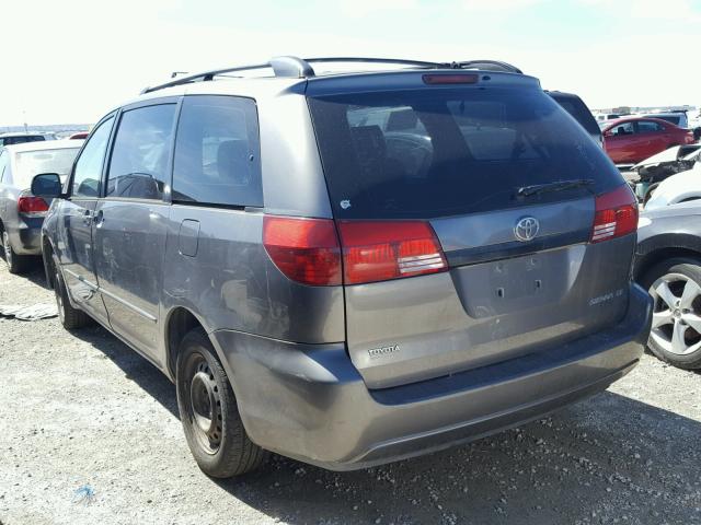 5TDZA23C45S361127 - 2005 TOYOTA SIENNA CE BROWN photo 3