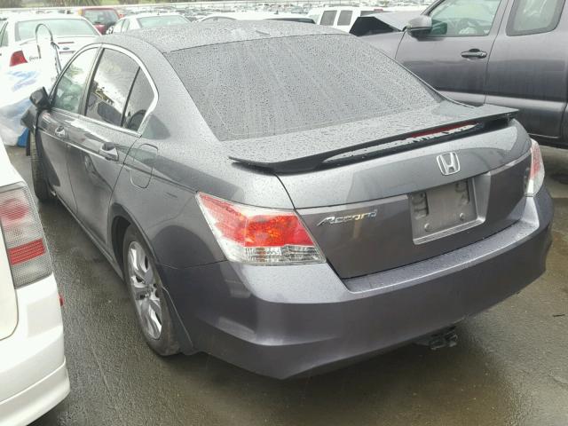 1HGCP26819A145221 - 2009 HONDA ACCORD EXL GRAY photo 3