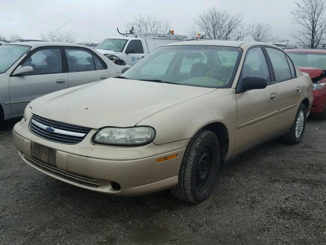 1G1ND52J82M515796 - 2002 CHEVROLET MALIBU GOLD photo 2