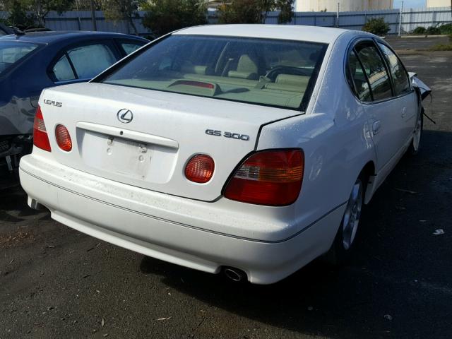 JT8BD68S3X0081476 - 1999 LEXUS GS 300 WHITE photo 4