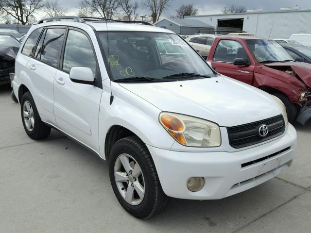 JTEGD20V340005379 - 2004 TOYOTA RAV4 WHITE photo 1