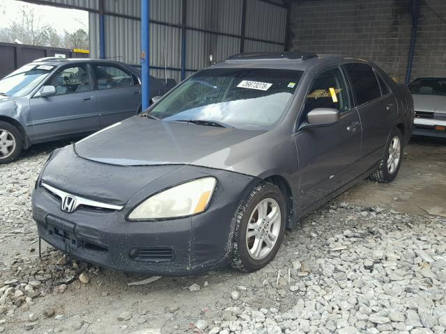 1HGCM55776A063220 - 2006 HONDA ACCORD EX CHARCOAL photo 2