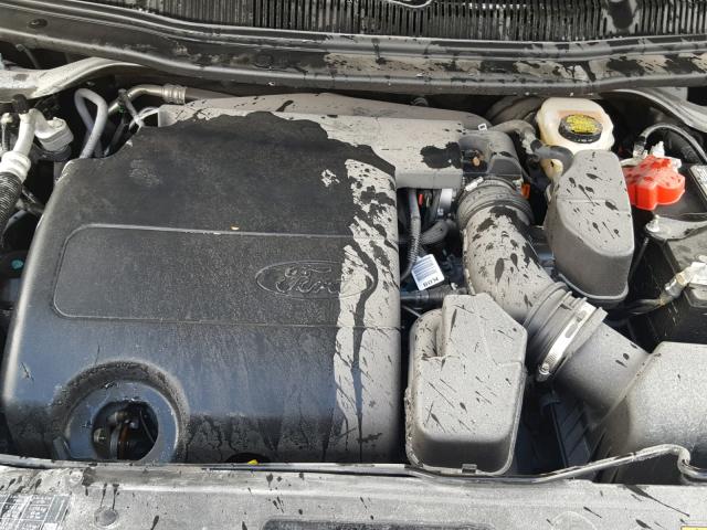 1FM5K7D81HGD24713 - 2017 FORD EXPLORER X GRAY photo 7