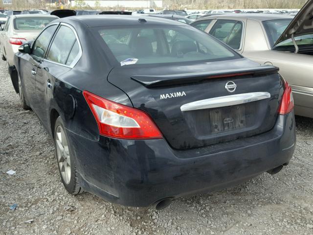 1N4AA5AP3AC871801 - 2010 NISSAN MAXIMA S BLACK photo 3