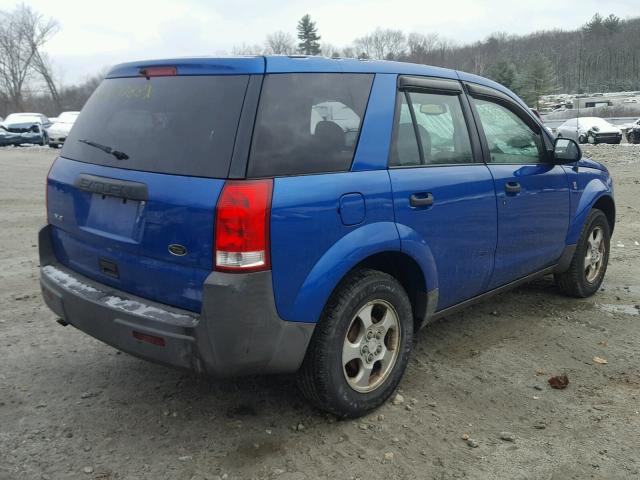 5GZCZ23D13S843208 - 2003 SATURN VUE BLUE photo 4