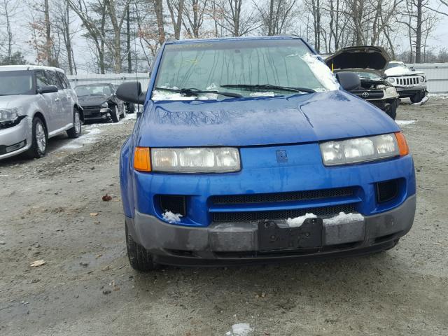 5GZCZ23D13S843208 - 2003 SATURN VUE BLUE photo 9