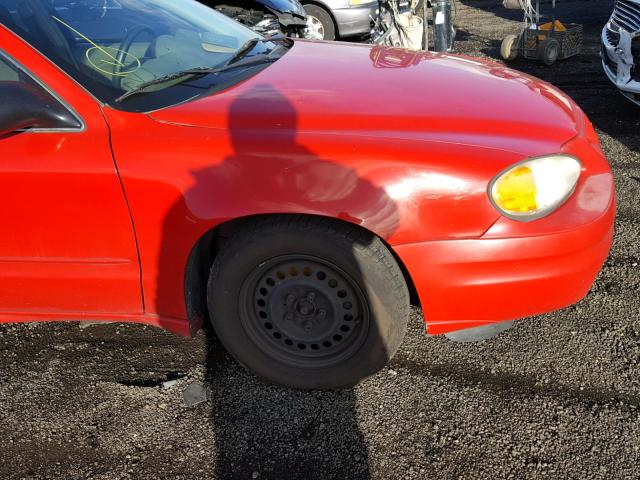 1G2NF52F54M620073 - 2004 PONTIAC GRAND AM S RED photo 9
