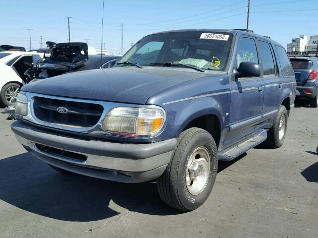 1FMZU32P2WZB38985 - 1998 FORD EXPLORER BLUE photo 2