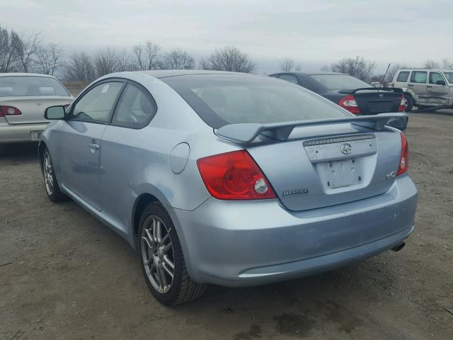 JTKDE177670166697 - 2007 TOYOTA SCION TC BLUE photo 3