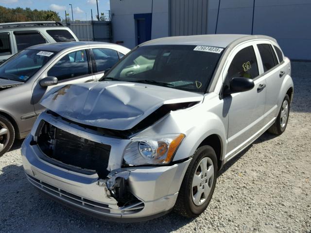 1B3CB1HA6AD677642 - 2010 DODGE CALIBER EX SILVER photo 2