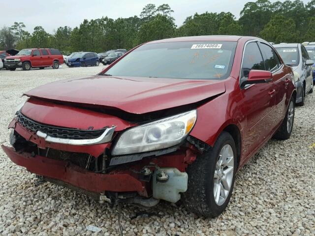 1G11C5SL5EF121992 - 2014 CHEVROLET MALIBU 1LT 勃艮第红 照片 2