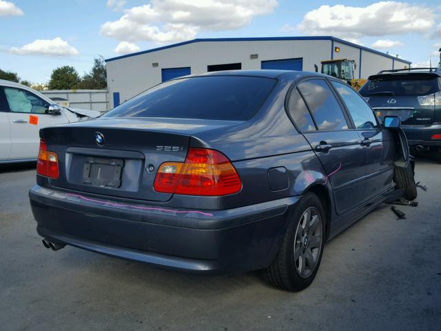 WBAAZ33403PH35020 - 2003 BMW 325 I GRAY photo 4