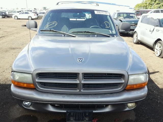 1B4HR28Y5YF195226 - 2000 DODGE DURANGO SILVER photo 9