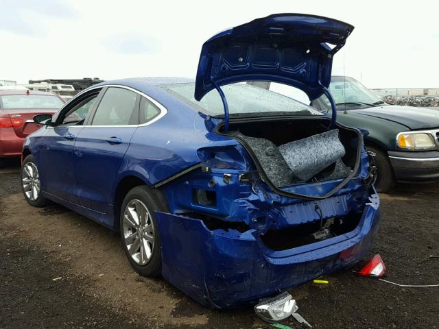 1C3CCCAB3GN107986 - 2016 CHRYSLER 200 LIMITE BLUE photo 3