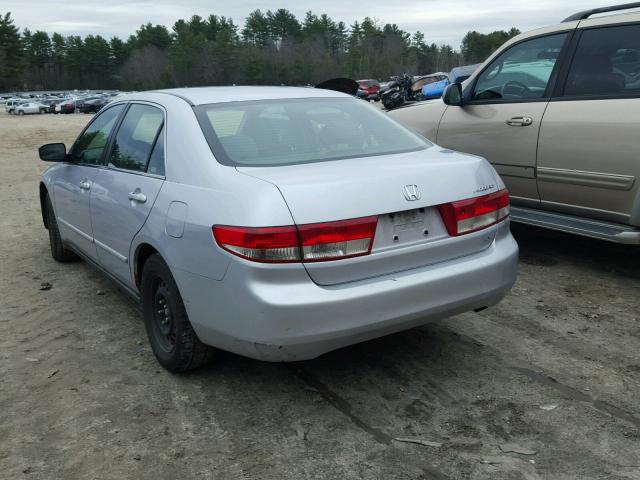 1HGCM56383A125196 - 2003 HONDA ACCORD LX SILVER photo 3