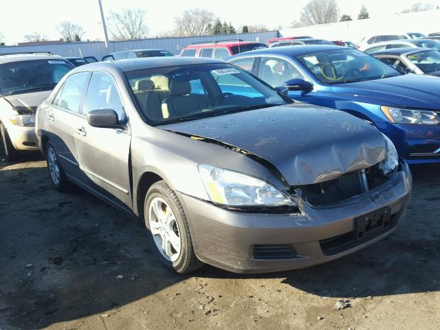 1HGCM56836A075601 - 2006 HONDA ACCORD EX GRAY photo 1