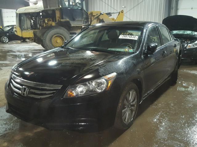 1HGCP2F72CA076747 - 2012 HONDA ACCORD EX BLACK photo 2