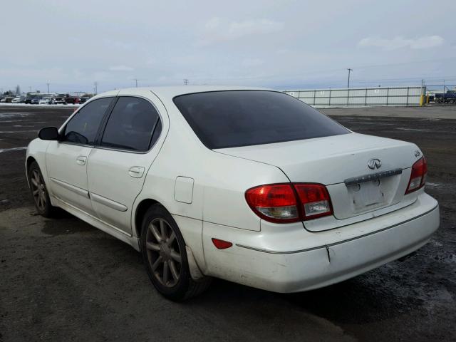 JNKDA31A92T009366 - 2002 INFINITI I35 WHITE photo 3