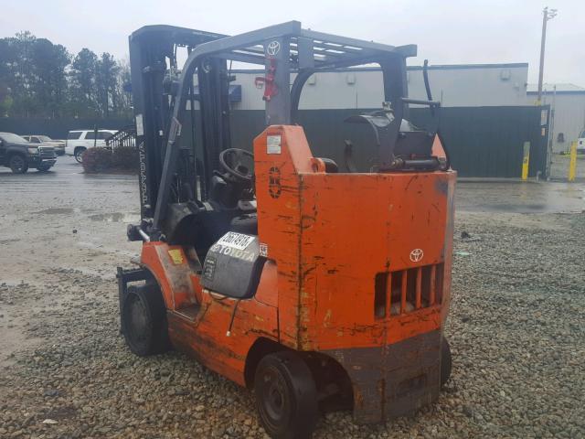 0LDL0T39224525 - 2007 TOYOTA FORKLIFT ORANGE photo 3