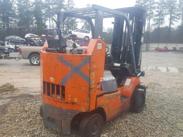 0LDL0T39224525 - 2007 TOYOTA FORKLIFT ORANGE photo 4