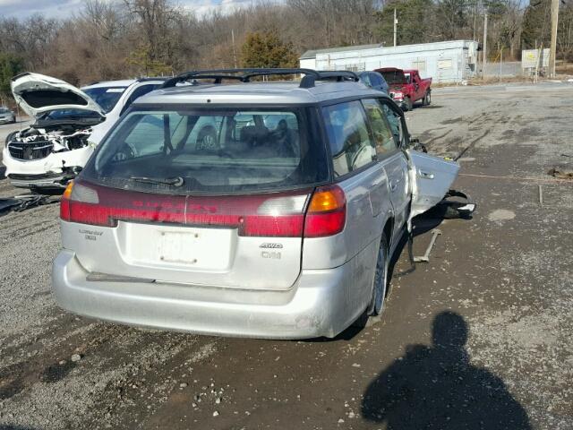 4S3BH635037311371 - 2003 SUBARU LEGACY L SILVER photo 4