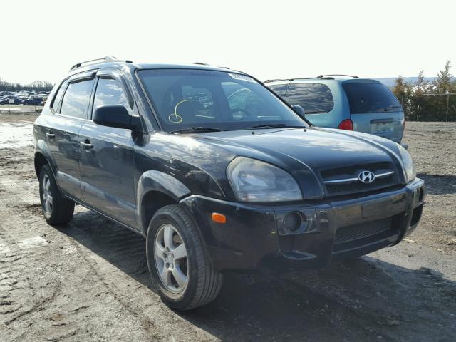 KM8JM12B46U350841 - 2006 HYUNDAI TUCSON GL BLACK photo 1