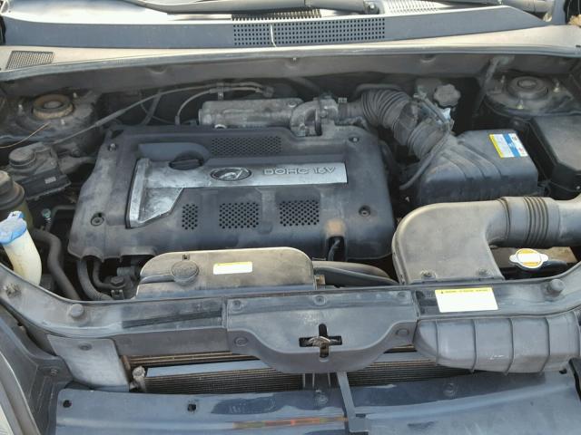 KM8JM12B46U350841 - 2006 HYUNDAI TUCSON GL BLACK photo 7