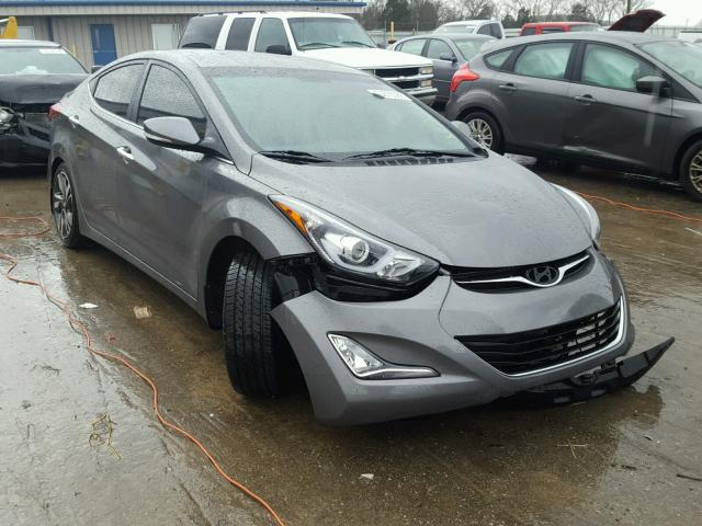 5NPDH4AE3EH523969 - 2014 HYUNDAI ELANTRA SE CHARCOAL photo 1