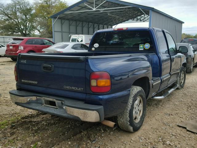 2GCEC19V211235071 - 2001 CHEVROLET SILVERADO BLUE photo 4