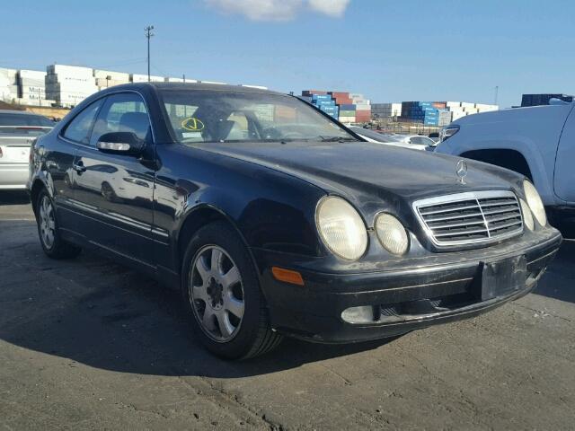 WDBLJ65G62F201273 - 2002 MERCEDES-BENZ CLK 320 BLACK photo 1