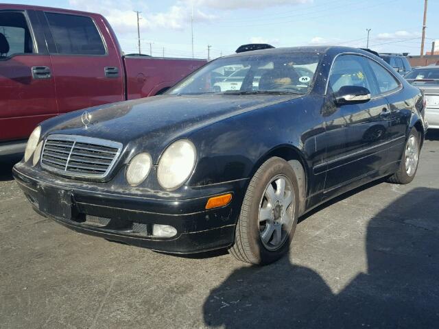 WDBLJ65G62F201273 - 2002 MERCEDES-BENZ CLK 320 BLACK photo 2